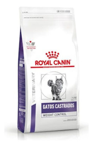 Royal Canin Veterinary Care Nutrition Feline Gatos Castrados Weight Control Adulto Sabor Mix En Bolsa De 3kg