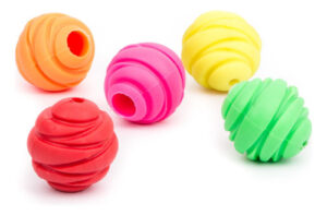 Pelota P/perros Porta Snack Brakko De Goma Twist Jumper