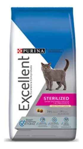 Excellent Gato Sterilized Adulto Sabor Pollo Y Arroz x 1 kg