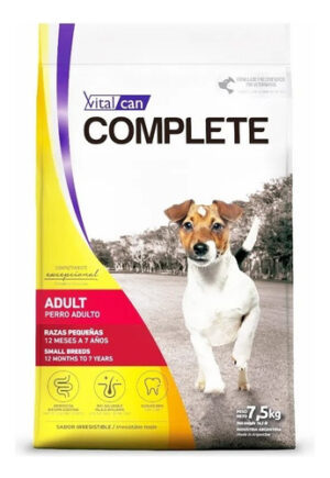 Alimento Vitalcan Complete Adulto Raza Pequeña 7,5 Kg