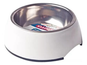 Comedero Perro L 750ml Antideslizante Plástico/acero Rascals