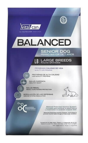 Vital can Balanced Adult Dog Senior De Raza Grande x 15 kg