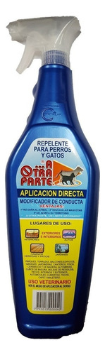 Repelente P/ Perros Y Gatos A Otra Parte 1 Litro Aplicador Directo C/Gatillo