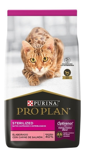 Pro Plan Optirenal Sterilized Gato Adulto Sabor Salmón Y Arroz x 7.5 kg