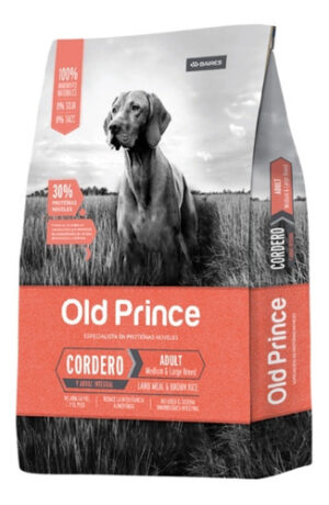 Old Prince Proteínas Noveles Perro Adulto Sabor Cordero Raza Mediana Y Grande x 3 kg