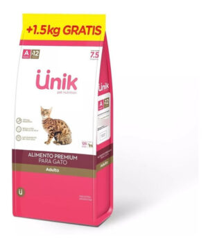 Unik Gato Adulto X 7.5 Kg.+ 1.5 Kg De Regalo