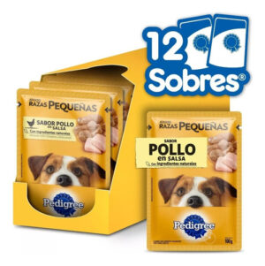 Pedigree Pouch Pollo Razas Pequeñas X 100 Gs. X 12 Unidades