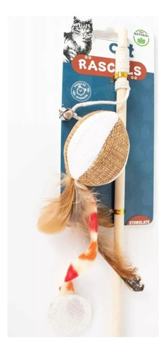 Rascals Juguete P/ Gato Cañita Interactiva Ecológica Pelota