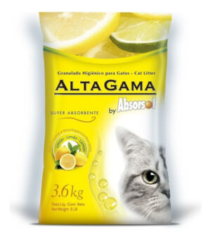 Piedras Sanitarias Para Gato Alta Gama Limón X 3.6kg De Peso Neto