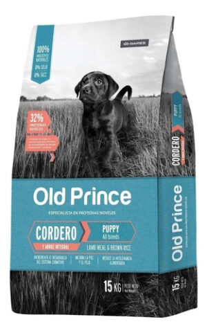 Old Prince Puppy All Breeds Cordero Alimento Para Perro Cachorro Todos Los Tamaños Sabor Cordero Y Arroz x 3kg