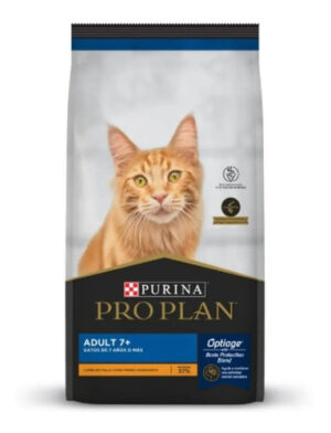 Pro Plan Optiage  Para Gato Purina Pro Plan Optiage Adult 7+ Para Gato Senior De Raza Todas Las Razas Sabor Pollo En Bolsa De 3 kg