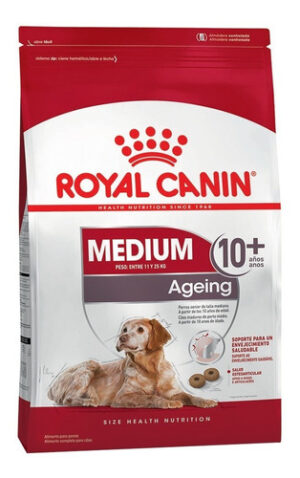Royal Canin Size Health Nutrition Medium Ageing 10+ Senior De Raza Mediana x 15 kg