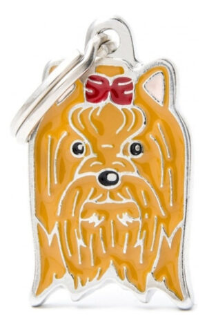 Chapas Para Perros My Family Friends Razas Grabado Yorkshire