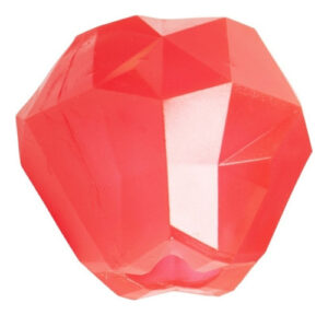 Juguete Perro Manzana Dispensador Rellenable Snack Alimento Color Rojo
