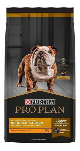 Pro Plan Optifit Reduced Calorie Para Perro Adulto De Raza Mediana Y Grande Sabor Pollo Y Arroz En Bolsa De 15 kg