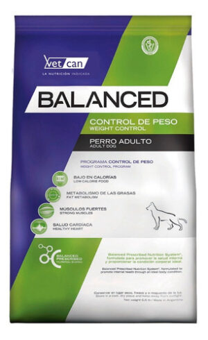 Vitalcan Balanced Perro Control De Peso x 3 kg