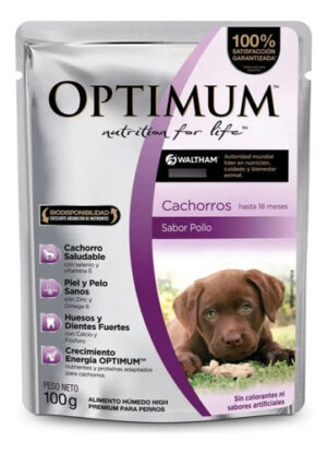 Optimum Pouch Perro Cachorro X 12 Unidades X 100 Gs