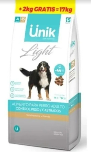 Unik Control Peso Perro Adulto x 15kg + 2kg De Regalo