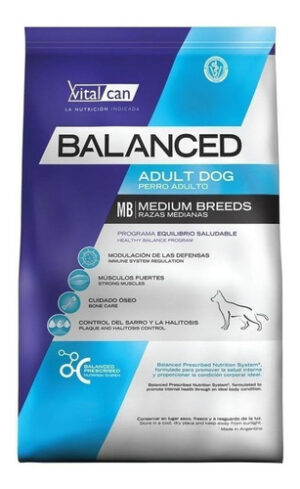 Vital can Balanced Perro Adulto De Raza Mediana x 12 kg