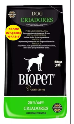 Biopet Perro Adulto X 20 Kg + 2 Kg De Regalo
