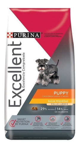 Excellent Perro Cachorro Raza Pequeña x15 kg