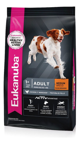 Eukanuba Perro Adulto Razas Medianas x 15 Kg