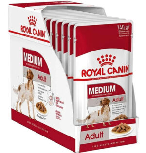 Royal Canin Medium Adulto Pouch X 140 Gs. X 10 Unidades
