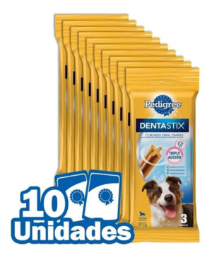 Pedigree Dentastix Razas Medianas X 77,1 Grs Caja X 10 Unid