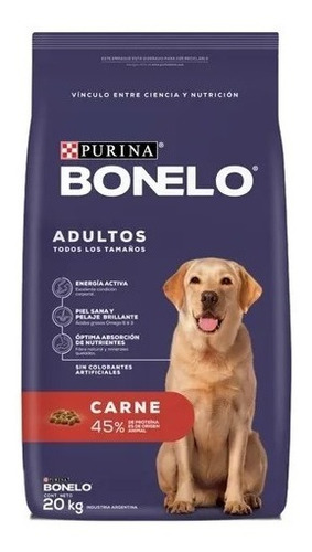 Purina Bonelo Perro Adulto Sabor Carne X 20 Kg