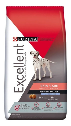 Excellent Skin Care Skin Care Para Perro Adulto Todos Los Tamaños Sabor Cordero x 15kg
