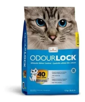 Arena Gatos Libre De Polvo Odourlock  Ultra Premium x 12 Kg