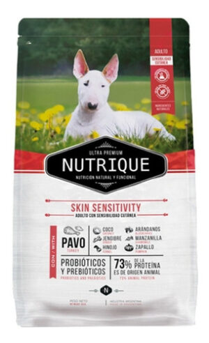 Nutrique Ultra Premium Skin Sensitivity Para Perro Adulto De Raza Mediana Sabor Pavo En Bolsa De 15 kg