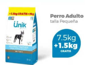 Unik Perro Adulto Raza Pequeña X 7.5 Kg + 1.5 Kg De Regalo