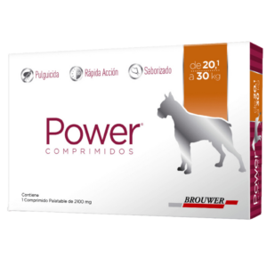 POWER COMPRIMIDOS 2100 PERRO 20.1 Kg a 30 Kg
