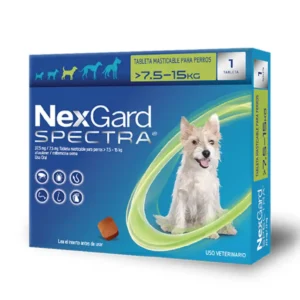 NEXGARD SPECTRA Para Perros de 7.6 kg a 15 kg