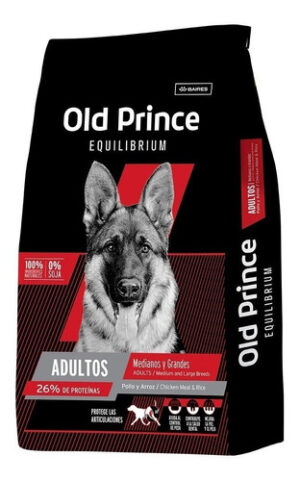 Old Prince Equilibrium Perro Adulto De Raza Mediana Y Grande Sabor Pollo Y Arroz x 20 kg