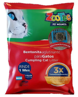 Piedras Sanitarias Aglutinante Para Gatos Zootec x 12kg