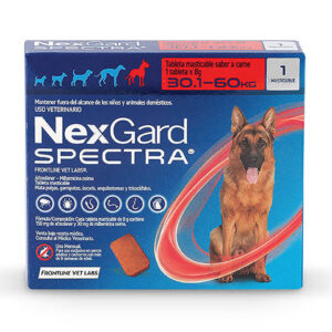 NEXGARD SPECTRA Para Perros de 30.1 kg a 60 kg