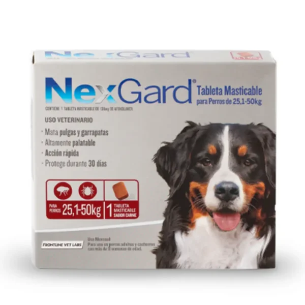 NEXGARD Para Perros de 25 kg a 50 kg 136 MG