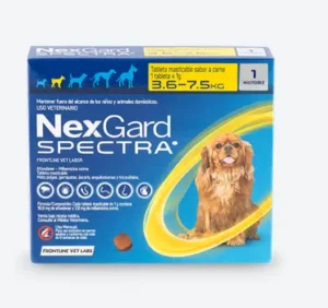 NEXGARD SPECTRA Para Perros de 3.6 kg. a 7.5 kg