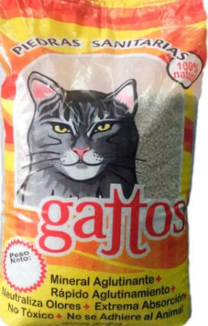 Piedras Sanitarias Aglutinantes Gattos X 16 Kg. (4u. X 4 Kg)
