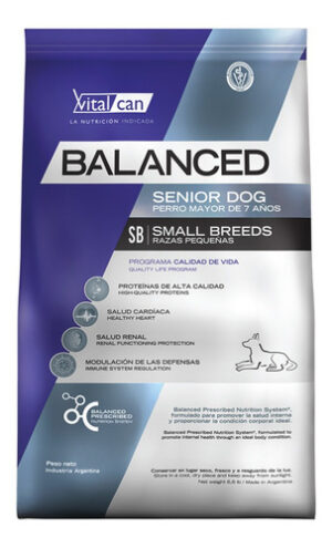 Vital Can Balanced Perro Senior Raza Pequeña X 3 Kg