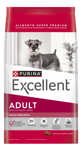 Excellent Perro Adulto Raza Pequeña X 7,5 Kg