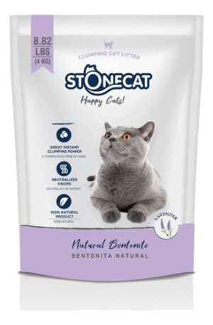 Piedras Sanitarias Aglutinantes Stonecat Lavanda X 4 Kg