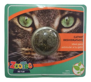 Hierba Gatera Catnip Ball Deshidratado Para Gatos Zootec
