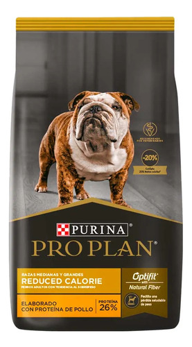 Pro Plan Reducido Calorías Perros Medianos/grandes  X 12 Kg