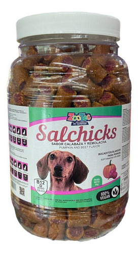Snack P/perros Salchicks Zootec Calabaza Y Remolacha X 2kg