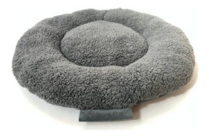Colchón P/ Perros/gatos Huella Corderito Circular 3 12x56cm