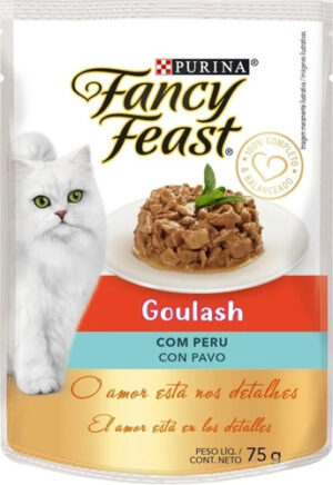 Fancy Feast Pouch Gato Goulash Pavo x 0,85 Gs. Pack x 15 Unidades