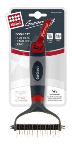 Peine Cardina Saca Nudos Perros/gatos Gigwi 11 Dientes Dual